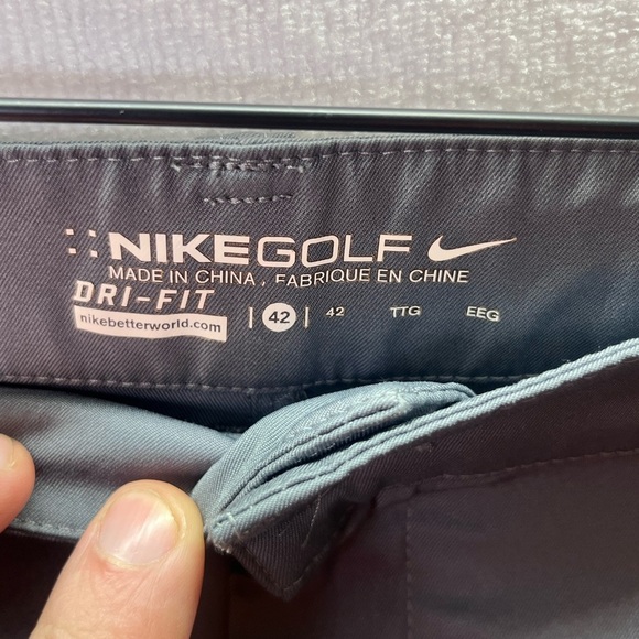 Nike Golf Dri Fit Performance Wear Shorts Men’s 42 Stretch Gray Outdoor 1814 - Picture 2 of 7